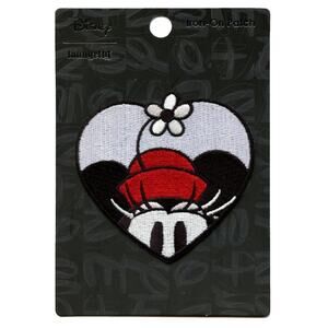 Loungefly Minnie Mouse Classic In Heart Embroidered Iron On Patch | New